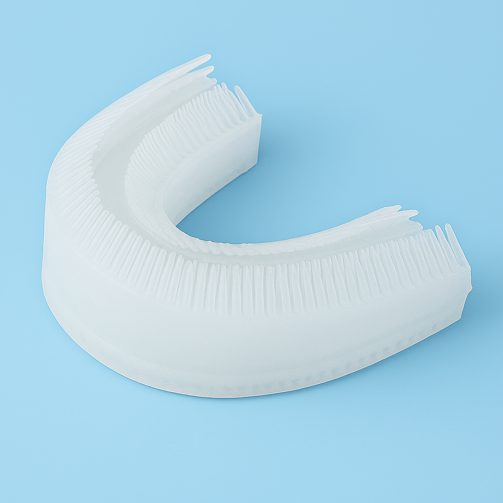 U Shape Toothbrush Head Electric Replacement White Cleaning Part Accessory Soft Long Lasting Fits Most Portable Easy Install